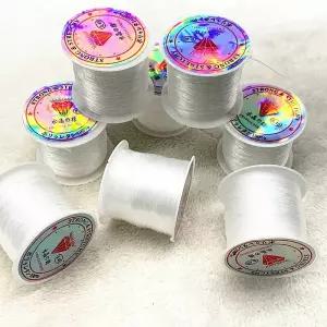 얇은철사 한 롤 02-08mm 투명 비 스트레치 낚시 라인 와이어 나일론 구슬 결 쥬얼리