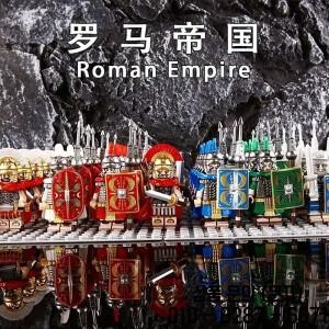 중세 기사 로마 군인 피규어 갑옷 빌딩  미니 장난감 14세 이상 크리스마스 선물