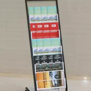 카달로그 거치대 매거진랙 팜플렛 잡지꽂이 4단 가판대