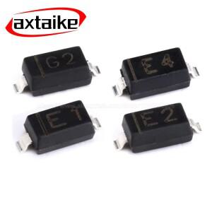 100개 MMSZ5234B E4 E2 E1 G2 SOD-123 0.35W SMD 제너 다이오드