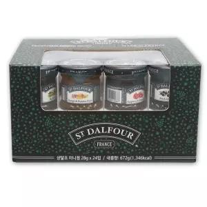 샹달프쨈 미니잼 2종 4종 6종 12종 선물세트 안심포장 672g 1개 간식 발렌타인데이 만들기 선물 어린이집