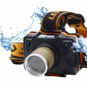 파워줌 헤드랜턴 LED후레쉬 등산용품 T02-T6랜턴 머리랜턴 헤드랜턴 낚시랜턴