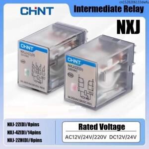 CHINT 중간 릴레이 NXJ/2Z(D) AC DC 380V 220V 110V 48V 36V 24V 12V MY2NJ 접촉기