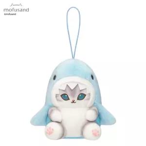 모후샌드 상어냥 마스코트 가방 고리 10cm 블루가방고리 상어냥인형키링 상