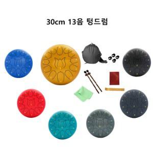 스틸 텅드럼 행드럼 풀세트 소리 15음계 13 캠핑용 키트 스트랩 골드 방울