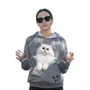 올원픽 강아지캥거루후드티 후드티 주머니옷 티셔츠