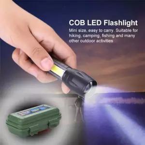 미니 COB LED 손전등 작업등 캠핑 등산 낚시 랜턴충전 후레쉬 다용도 산업용 용후레쉬 식라이트 용랜턴