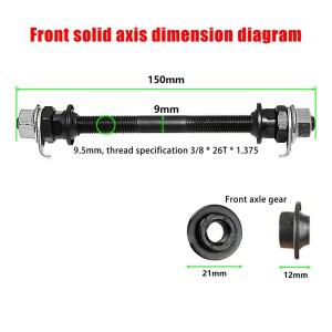 호환 1Pc 150/180MM 자전거 앞 뒷바퀴 허브 차축 금속 솔리드 스핀들 시프트 레버 사이클링 액세서리