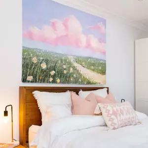 대형 패브릭 포스터 유화 꽃길 M패브릭포스터 포스터 벽포스터 대형포스터