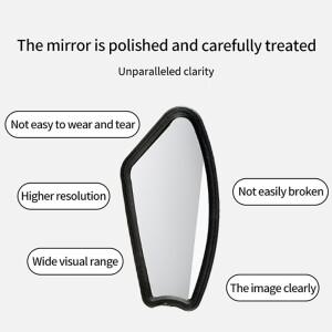 호환 씽크 라이더 자전거 와이드 레인지 백 사이트 리플렉터 조절식 왼쪽 스쿠터 E 미러 핸들 바