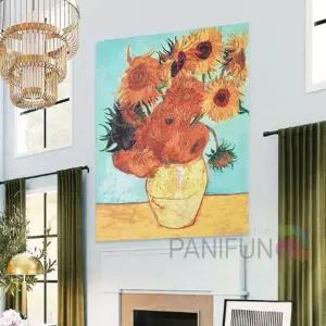 해바라기A 포스터 M 유명화가인테리어포스터 명작그림 거실인테리어 유화