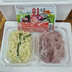 국내산 활 쥐치회 250g 내외 세꼬시 순살 믹스 야채 초장 포함 생물 손질 제철 별미 물회 덮밥 횟감 무침 당일조업