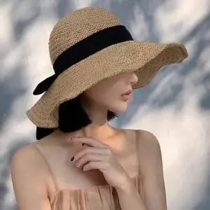 접는대두벙거지 챙모자 밀집챙모자 휴양지버킷햇 라탄