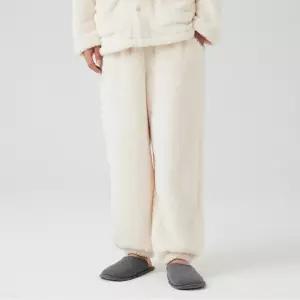 자주 겨울 잠옷 바지 JAJU 남 여 극세사 조거 파자마 팬츠