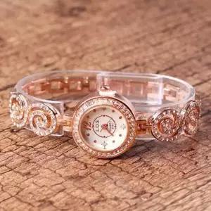 EAS 겸용 팔찌 러블리 손목시계 큐빅 WED75FE