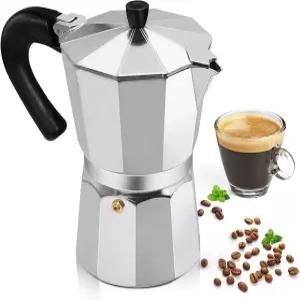 알루미늄 3컵 150ml 모카 포트 익스프레스 커피 메이커 스토브탑 에스프레소 퍼콜레이터 이탈리아 클래식