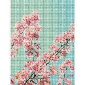 하모니아트 보석십자수 30x40 봄인테리어소품 액자만들기 비즈공예세트 패키지