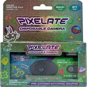 Retocolor Pixelate 400 35mm 일회용 필름 카메라 27컷 ISO400 컬러 네거티브 초점 고정 사용 간편 내장