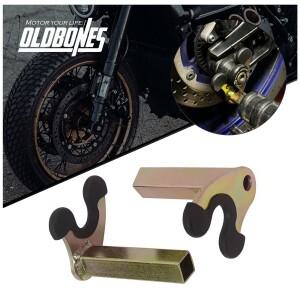 [호환품]Oldbones 2PCS 바이크 오토바이 자전거 스탠드 휠 지원 프레임 스윙 암 리프트 삼각대 후크 포크 U