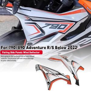 [호환품]790adv 790 890 ADV Adventure R S  이하 바이크 오토바이 페어링 사이드 패널 윈드 디플렉터 윈드