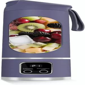 휴대용 개인 전기 블렌더 500ML 쉐이크 앤 스무디 12 블레이드 USB 충전식 소형 믹싱 컴팩트 편리하고