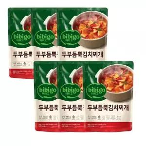[셀러허브][CJ제일제당] 비비고 두부김치찌개 460g 6개 (S22536209)