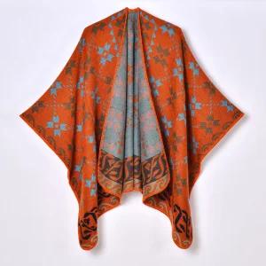 여자망토 숄 카디건 도톰 자카드 사계절 겨울 따뜻한 심쿵희망