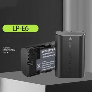 LP-E6 LP E6 카메라 배터리 캐논 EOS 5D Mark II R 6D 7D 80D 90D XC10 용 USB 충전기