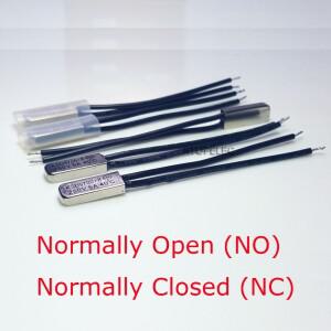 1pc KSD9700 250V 5A 평상시 열림/닫힘 NO/NC 온도 조절기 열 스위치 20 25 30 35 40 45 50 55 60 65 70 75