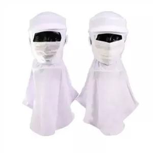 위생 모자 식품 공장 작업 머리 덮개형 캡형 후드 1P