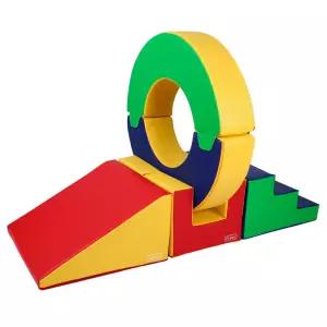 국산 실내 체육교구 방염 항균 터널 계단 블록 매트 운동회 체육수업 어린이집
