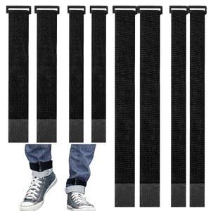 사디칼로 발목 스트랩 - 카우보이 부츠용 8PCS 신축성 부츠 조절 가능 자전거 바지 다리 밴드 유연한 군사 안전 벨트 라이딩 사냥 낚시용