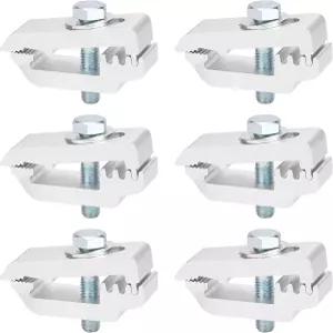 트럭 탑퍼 커버 캡 캠퍼 및 엣지 토나우 커버용 알루미늄 교체 클램프 어셈블리용 로 프로 장착 6팩