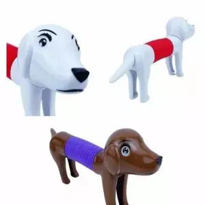 강아지 불안감 해소 스프링 장난감 팝튜브 랜덤 애완견 놀이용품