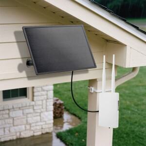 24/7 와이파이 충전 전원 무선 방수 야외 18650 배터리  25W 태양광 패널 라우터  GSM 4G SIM 카드  3G CPE