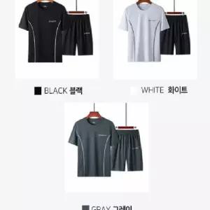 남성운동복상하세트 반팔+반바지세트 여름 트레이닝 세트 운동복 헬스 셋업 짐 쿨링 웨어