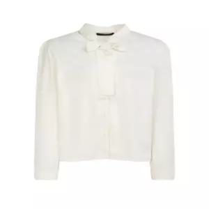 질스튜어트 뉴욕 여성 25SS 아이보리 단색 긴팔블라우스 WJBL5B260IV