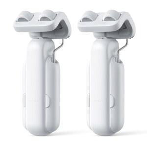 SwitchBot 2025 자동 커튼 오프너 3봉, 블루투스 리모컨 스마트 커튼, WiFi 및 앱 제어, Alexa, Google Home, HomeKit과 호환되는 허브 추가