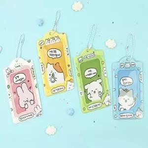 디자인앨범 주접킹 포토 카드 홀더 2개 다꾸 문구 앨범 사진보관