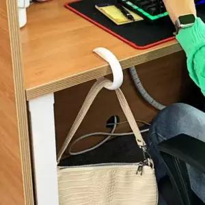 휴대용 테이블 책상 가방걸이 거치대 가방걸이고리 WEE3497