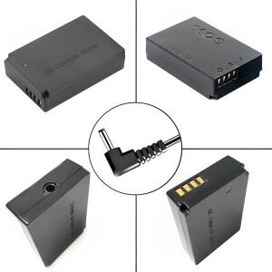 호환 캐논 EOS M 카메라용 ACK-E12 전원 어댑터CA-PS700+DR-E12 커플러 더미 배터리