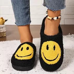 인기상품 여성 겨울 뽀글이 스마일 털슬리퍼 실내화 슈즈 [WFL7I5I_260109]