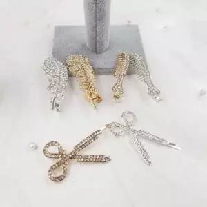 [콩심팥심]앞머리 옆머리 패션헤어핀 3종 옆머리집게핀 포인트헤