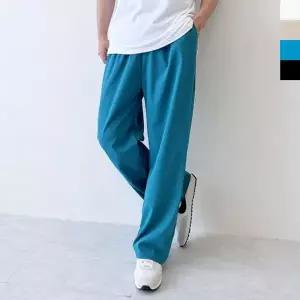 [골드스마일]남성용 린넨 와이드 밴딩 일자 팬츠 여름용