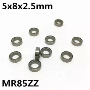 50Pcs MR85ZZ L-850ZZ 5x8x2.5mm 깊은 홈 볼 베어링 소형 높은 품질 고급 MR85 MR85Z