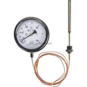 압력 게이지 150mm WTZ 280 압력식 산업용 보일러 수온 온수 온도