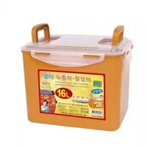 황토 발효 보관용기 김치 저장 반찬 밀폐 냉장 용기