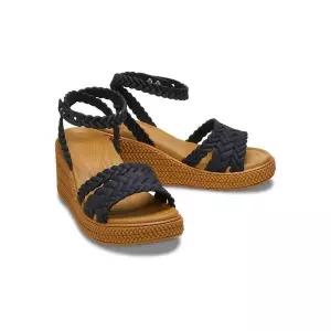 [크록스]여성 브루클린 우븐 앵클 스트랩 웨지 BK 24SWSD209994 692367