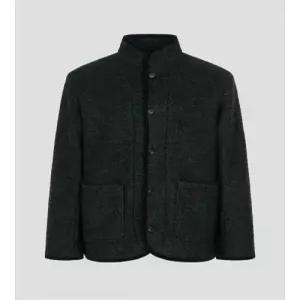 빈폴 beanpolemen 플리스 버튼업 카디건 그린