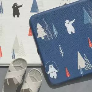 도톰한 고밀도 14T 양면 PVC 국산 주방매트 120x45 대